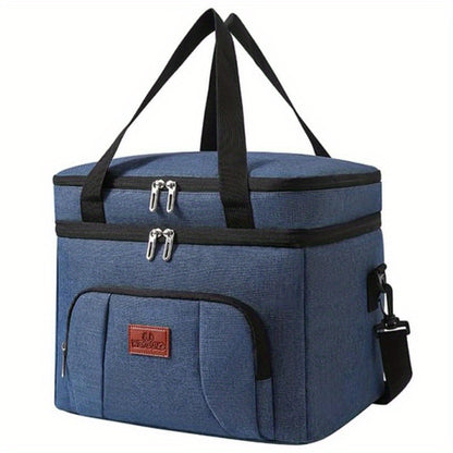 1pc Oxford Cloth Insulated Bag Multipurpose Insulated Bag Multifunctional Lunch Box Bag Practical Snack Bag Food Bag Portable Insulated Bag Food Takeaway Bag