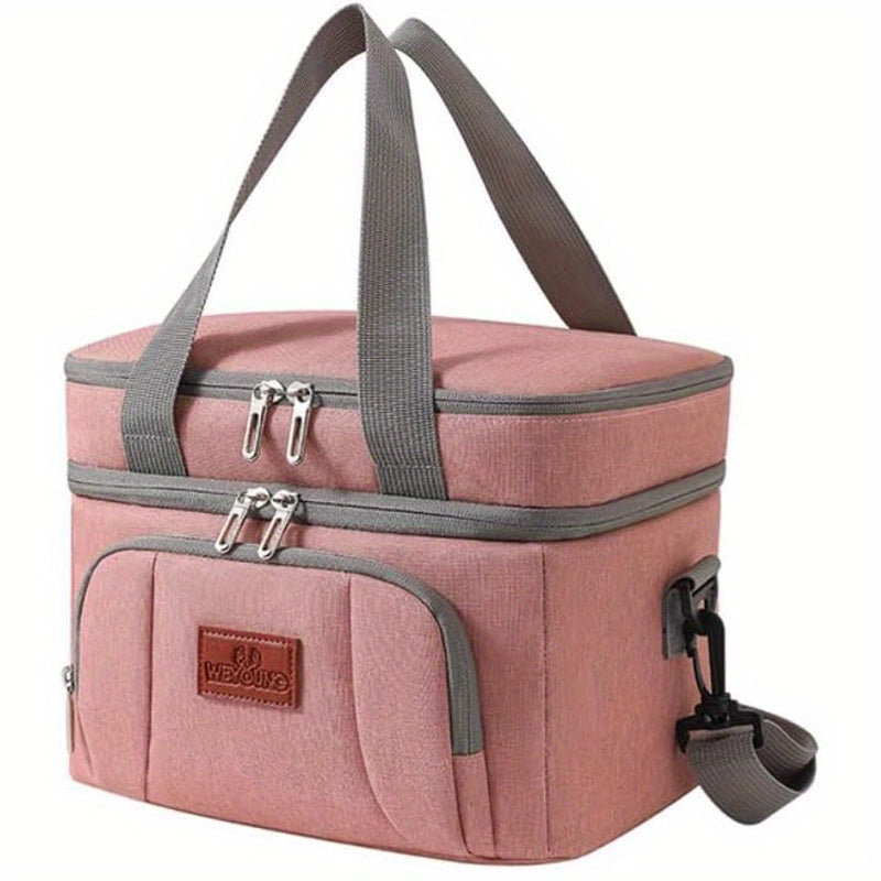 1pc Oxford Cloth Insulated Bag Multipurpose Insulated Bag Multifunctional Lunch Box Bag Practical Snack Bag Food Bag Portable Insulated Bag Food Takeaway Bag