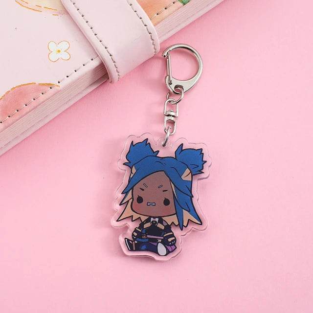 Cute Valorant Agent Keychain l Valorant Gamer Gift l Valorant Agent Cosplay l