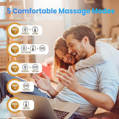4D Intelligent Eye Massager - Portable, Pneumatic & Vibration Massage, Hot Compress, Music, Multiple Modes
