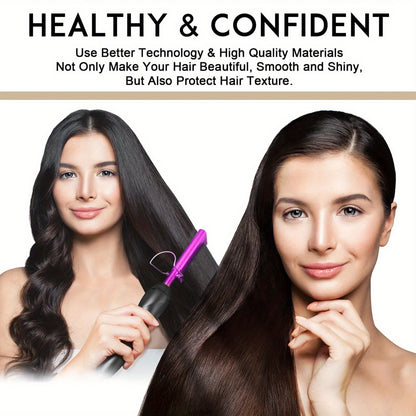 Color Hot Comb Hair Straightener Heat Pressing Combs - Ceramic Electric Hair Straightening Comb, Curling Iron for Natural Hair Beard Wigs Hair Tools, Holiday Gifts (Bonus: 2 Clips + 1 Comb)