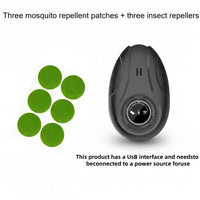 Black + Mosquito Repellent Stickers