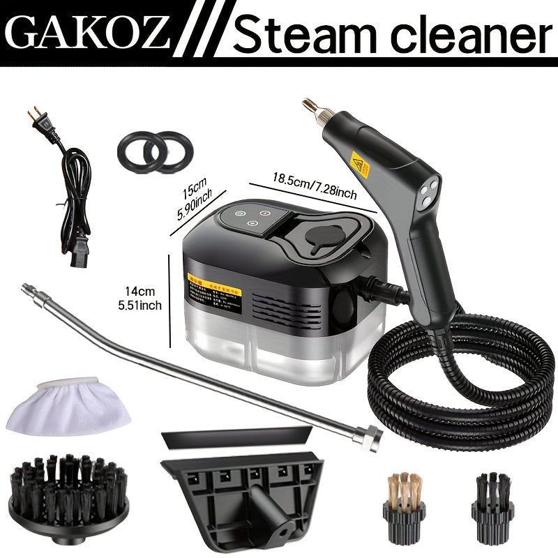 Household High Pressure Steam Cleaner, Steam Cleaner Handheld, High Temperature Carpet Cleaner, Handle Gear Switch Adjustment, LCD Display, 40.58oz Water Tank Capacity, Suitable for Kitchen Fumes, Sofas, Easter Gifts,