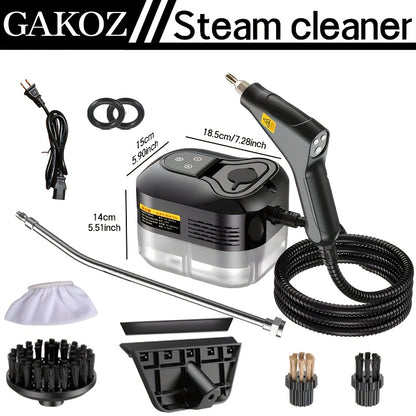 Household High Pressure Steam Cleaner, Steam Cleaner Handheld, High Temperature Carpet Cleaner, Handle Gear Switch Adjustment, LCD Display, 40.58oz Water Tank Capacity, Suitable for Kitchen Fumes, Sofas, Easter Gifts,