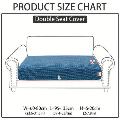 1pc of Wear-Resistant And Non-Slip Sofa Cover, Elastic Stretch L-Shaped Furniture Protector, Suitable for 3/2/1/4 Seat And Sectional Sofas, Made of Polyester Jacquard Fabric, Machine Washable, Ideal for Living Room, Bedroom