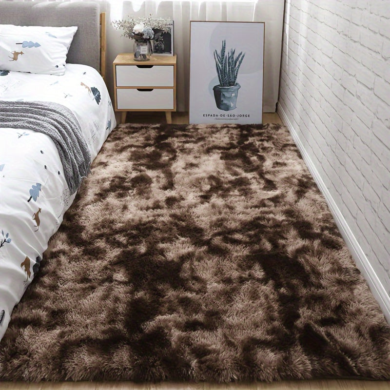 Area Rug Non Slip Backing for Living Room Kitchen Modern Home Decor Floor Decoration Carpet Mat Cute Fluffy Bedroom Rug Easy to Clean Bathroom Rugs