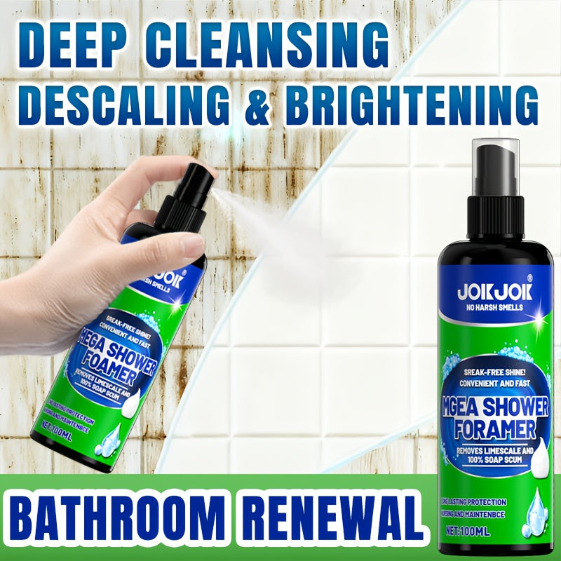 Multi-Purpose Bathroom Cleaner - Deep Cleaning & Stain Removal Formula for Tiles & Fixtures, Removes Soap Scum & Water Marks, Leaves A Fresh, Shiny Finish
