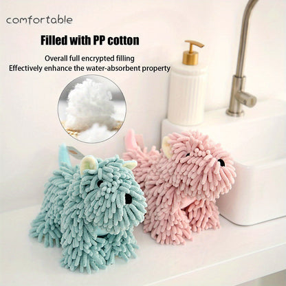 Fantastic Drying Towel - Super Absorbent Microfiber with Adorable Puppy for Kitchen Or Bathroom, Charming Cartoon Dog Decor
