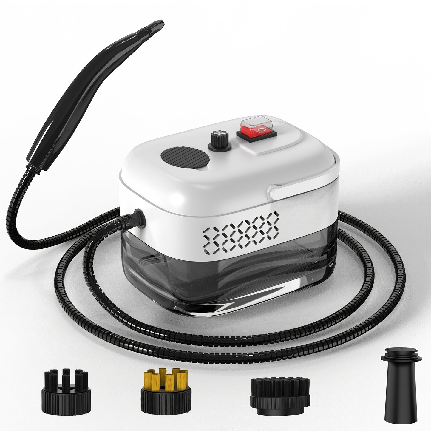 High-pressure And High-temperature Steam Cleaner, Household Steam Cleaner Handheld, High-temperature Carpet Cleaner, Easy to Carry, LCD Display, Multi-speed Control Button, Suitable for Kitchen Fume, Sofa, Tile Gap Cleaning