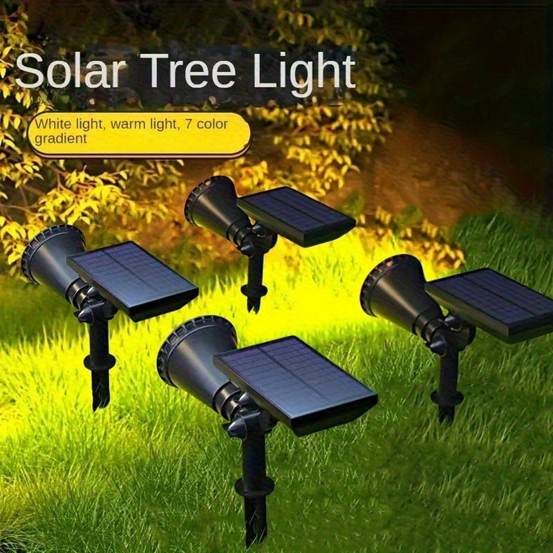 1pc, 2pcs, 4pcs Solar Landscape Lights, with Independent Solar Panels, Automatic On/Off Switch, Suitable for Gardens, Driveways, Sidewalks And Pool Areas, Waterproof Rating IP44