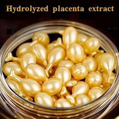 Hyaluronic Acid Collagen Facial Gel Capsules 360pcs (2 Boxes x 180pcs) - Deep Moisturizing Face Neck Serum Capsules for All Skin Types - Anti-Aging Firming Youthful Complexion Travel Size Skincare