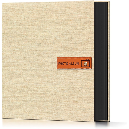 Photo Album 4x6 200 & 1000 Pockets with Label – Linen Hardcover Memory Book for Wedding, Baby, Travel, Anniversary, Birthday & Graduation Gifts