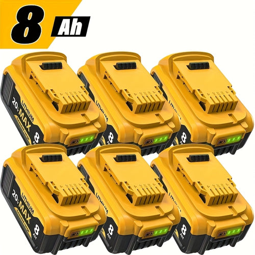 Dewalt 20V Max 8Ah Replacement Battery 3-LED Power Meter