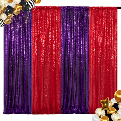 Shinybeauty Sequi Curtains 4Panels 2Ft X 8Ft Royal Blue Party Decoration Wedding Backdrop Curtains Glitter Background Backdrop Shimmer Curtain Backdrop 2 Colors Theme Curtains PHOTO BOOTH BACKDROP CURTAIN