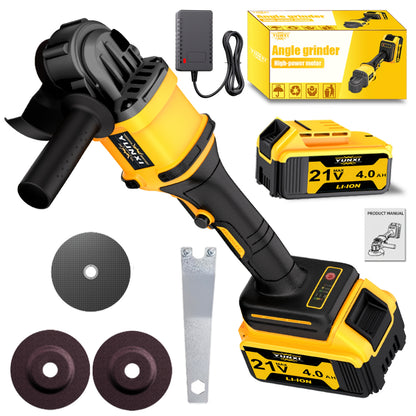 New Rechargeable Angle Grinder in 2025, Lightweight And Multifunctional Handheld Angle Grinder, Lithium Battery Angle Grinder, Rust Removal Polishing Machine, Multifunctional, Lightweight, Suitable for Both Men And Women, a Gift for Family!