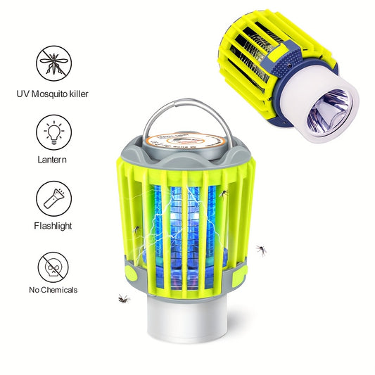 3in 1 Mosquito Repellent USB Mosquito Repellent Portable Mosquito Repellent Indoor And Outdoor LED Lantern Mosquito Repellent Camp Light SOS Emergency Light for Home, Backyard, Patio