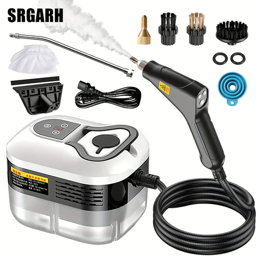 [Mother's Day Gift] High-Pressure Steam Cleaner, Portable High-Temperature Bathroom Steam Cleaner with 3 Brush Heads, Household Steam Cleaner for Kitchen Furniture Home Car Cleaning, The Perfect Gift for Mom - Mother's Day Gift