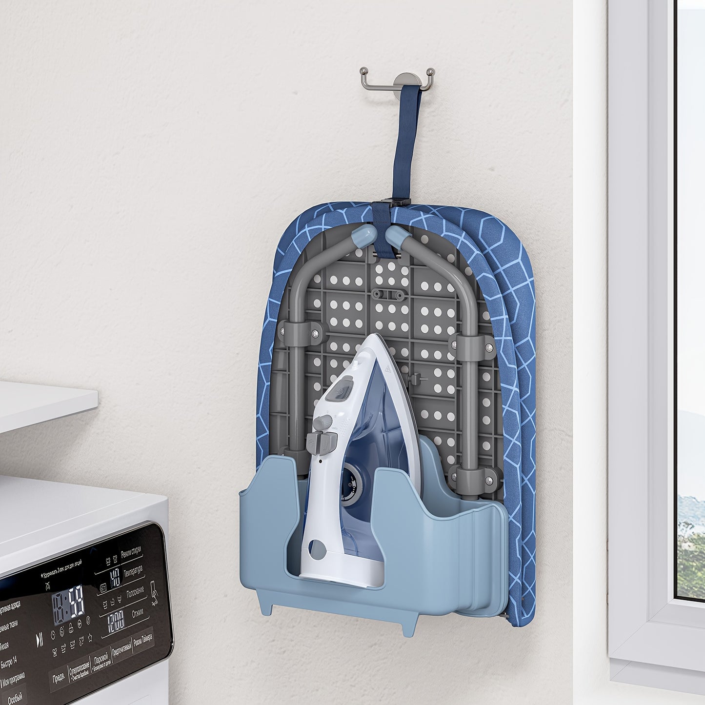 Portable Tabletop Ironing Board with Iron Holder & 2 Heat-Resistant Covers - Compact Ironing Board Suitable for Home Travel, Non-Slip Feet & Metal Frame - Ideal for Small Spaces, as a Gift for s,, (Iron Not Included)