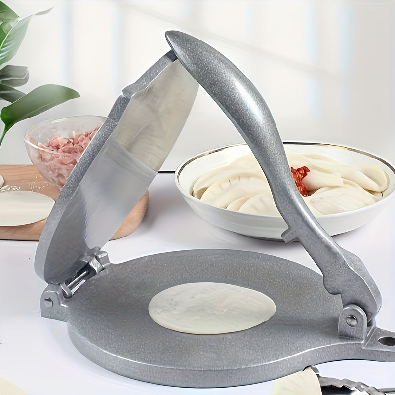 [Aluminum Tortilla Press] 6.5 Inch Tortilla Press, Tortilladora Press, Aluminum Tortilla Press, Flour Tortilla Press, Rotis Press, Quesadilla Press, Taco Maker