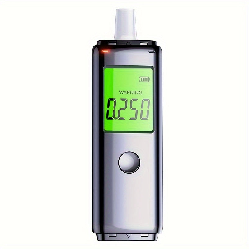 2-In-1 Breathalyzer Alcohol Tester, Blowing Automatic Testing for Drunk Driving Personal Use Rechargeable Dual Mode Testing Tool