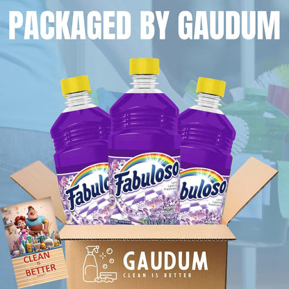 Fabuloso All Purpose Cleaner Lavender, Fabuloso Floor Cleaner, Multi-Purpose Cleaner (Pack of 3)