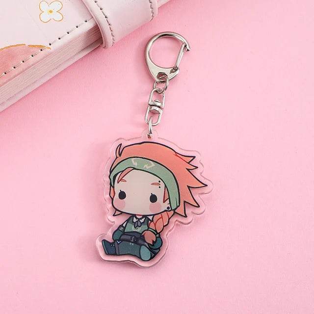 Cute Valorant Agent Keychain l Valorant Gamer Gift l Valorant Agent Cosplay l