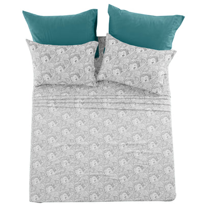 6/4 Piece Paisley Bed Sheet Set – Soft Brushed 100% polyester Wrinkle Free Sheets, Deep Pocket Fitted Sheet, Luxurious Printed Bed Sheets, All-Season Comfort