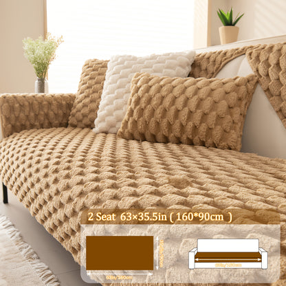35.5x83inch Sofa Pads (2/3/4-Seat) Anti-Scratch - Non-Slip, Cozy & Durable - Perfect for Couches, Sectionals, Recliners Pet-Friendly- Beige, Light Brown, Light Grey (Machine Washable) Multiple Sizes Available 35.5x63inch 35.5x71inch