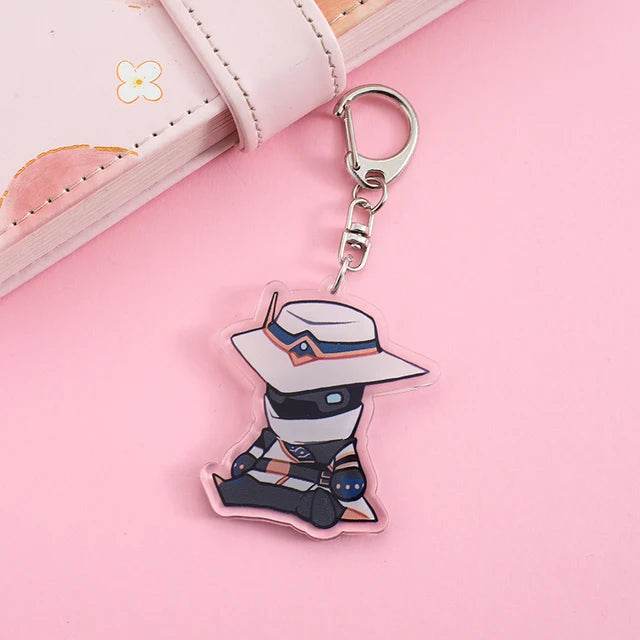 Cute Valorant Agent Keychain l Valorant Gamer Gift l Valorant Agent Cosplay l