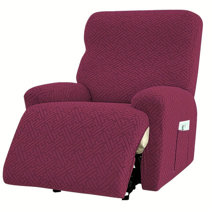 1SEAT 2026 NEW Recliner Slipcovers, Four Seasons Stretch Recliner Slipcover with Pocket, Removable, Washable, And Soft Recliner SlipChair Cover Suitable for Living Room Sofa Cover Home Decor, Easter Decorations for Home, St Patricks Day.