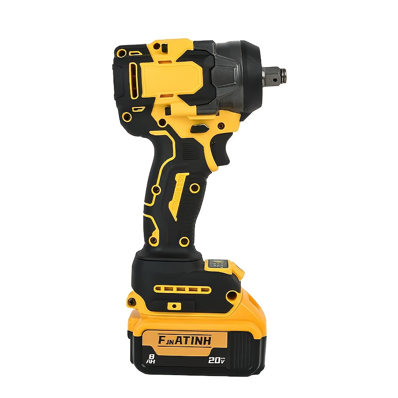 Impact Wrench for Dewalt 20V Battery, 450 Lb-Ft (600 Nm) Brushless 1/2 Inch Impact Wrench, 3300 Rpm High Torque Impact Gun, Electric Impact Wrench for Cars And Home Use, (Tools solely) Christmas Gift