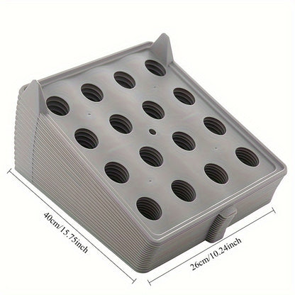 30/ 15pcs Foldable Stackable Clothes Folding Board, Space-saving Portable Organizer for Shirts, Pants, Dresses, Ideal for Home, Wardrobe, Dorm, College Students, Heavy-Duty Plastic, Easy-Clean, Sturdy Construction, Perfect Home Storage Solution, Dorm