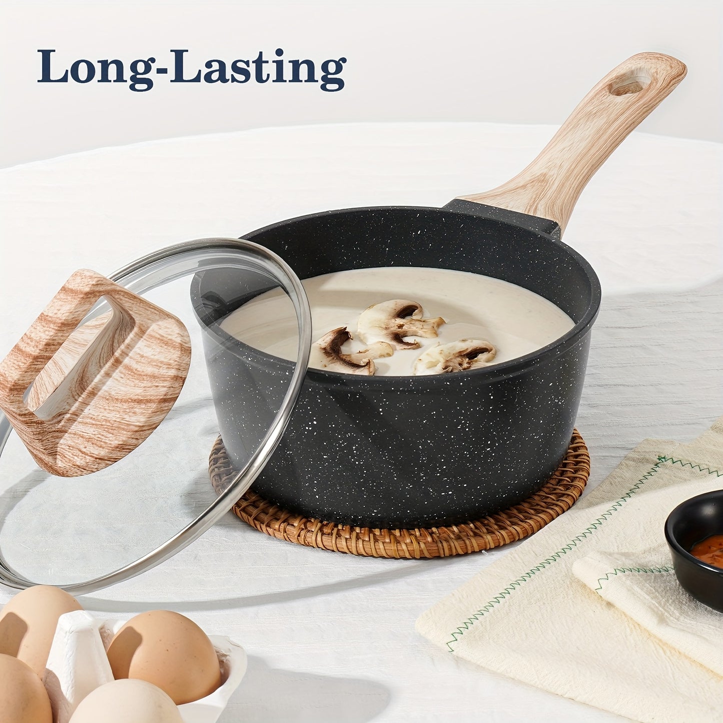 Pan, 12Pot And Pan Set, Non-stick Pan, Kitchen Cookware Set, Non-stick Cooking Set, Including Frying Pan.