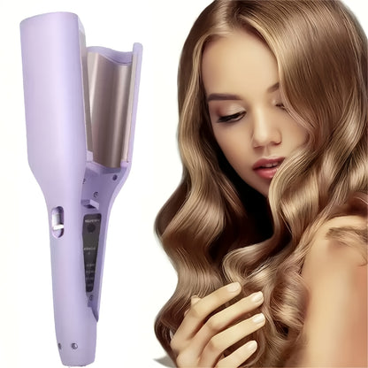 32Mm Wave Curling Iron, Women'S Hair Curler, Long-Lasting And Deep Curls, Suitable for Instant Beach Waves, Salon Styling Tool For: Beach, Work, Travel. Perfect As A Gift for Various Holidays, Easy And Easy to Use