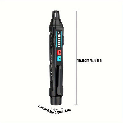 1pc Combustible Gas Leak Detector Alarm - High-Sensitivity Flammable Gas Natural Gas Tester, Methane Detector With Audible & Visual Alarm For All Flammable Gases - For Home & Industrial Use - Essential Safety Device