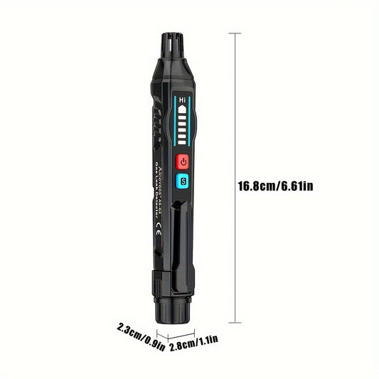 Combustible Gas Leak Detector - High Sensitivity Natural Gas & Methane Alarm with Audible & Visual Alert for Home & Industrial Safety