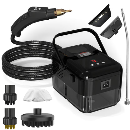 Handheld Steam Cleaner High Pressure Portable Steam Cleaning Machine for Kitchen Grease Sofa Car Upholstery Air Conditioner Washing Machine Tile Grout