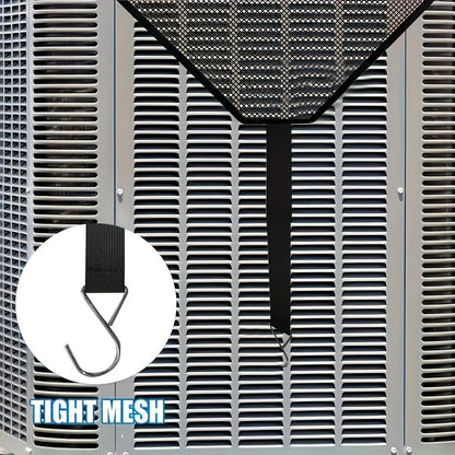 1pc Premium Outdoor Air Conditioner Cover - Super Durable, Water Resistant, Windproof - Dust & Cold Air Barrier with Breathable PVC Mesh Ventilation