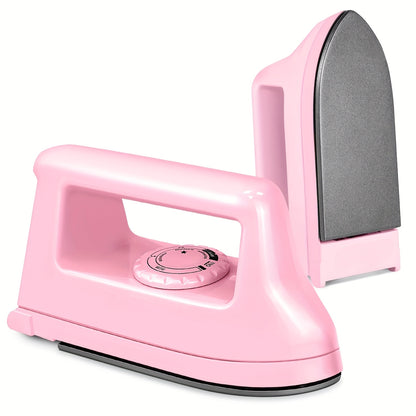 1pc Mini Craft Heat Press Mini Portable with Charging Base - 400W, Ideal for T-Shirts, Shoes, Bags And Vinyl Projects - Perfect for Travel And Home Use