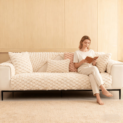 35.5x83inch Sofa Pads (2/3/4-Seat) Anti-Scratch - Non-Slip, Cozy & Durable - Perfect for Couches, Sectionals, Recliners Pet-Friendly- Beige, Light Brown, Light Grey (Machine Washable) Multiple Sizes Available 35.5x63inch 35.5x71inch