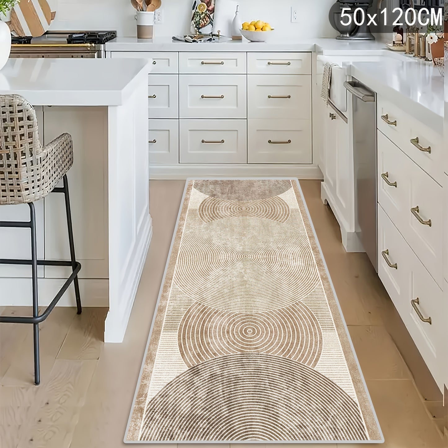 One Modern Area Rug Available In Beige/grey/black/brown, with Non-slip Backing And Machine-washable Design. Perfect for Indoor/outdoor Use In Hallways, Kitchens, Living Rooms, And Patios. Complements Both Modern And Traditional Home Or Office Decor