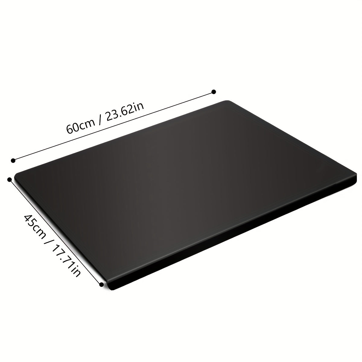 Acrylic Cutting Board with Counter Lip | 60% Thicker & Durable | BPA-Free & Food-Safe Kitchen Tool | Perfect for Protecting Countertops | Versatile & Easy to Clean | Ideal for Home & Professional Use