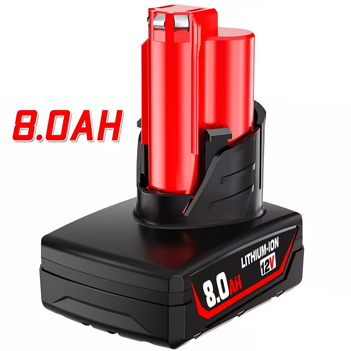 1/2pcs 12V 8.0Ah Li-ion Battery Pack For Cordless Power Tools