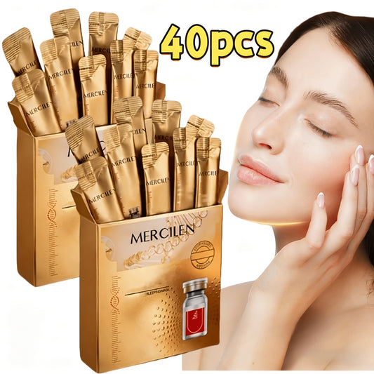 Collagen Sleep Facial Mask 40 Pack Overnight Moisturizing Firming Skin Care Mask 4g Each Hydrating Anti-Aging Face Mask for All Skin Types Nourishing Brightening Gift Set Women