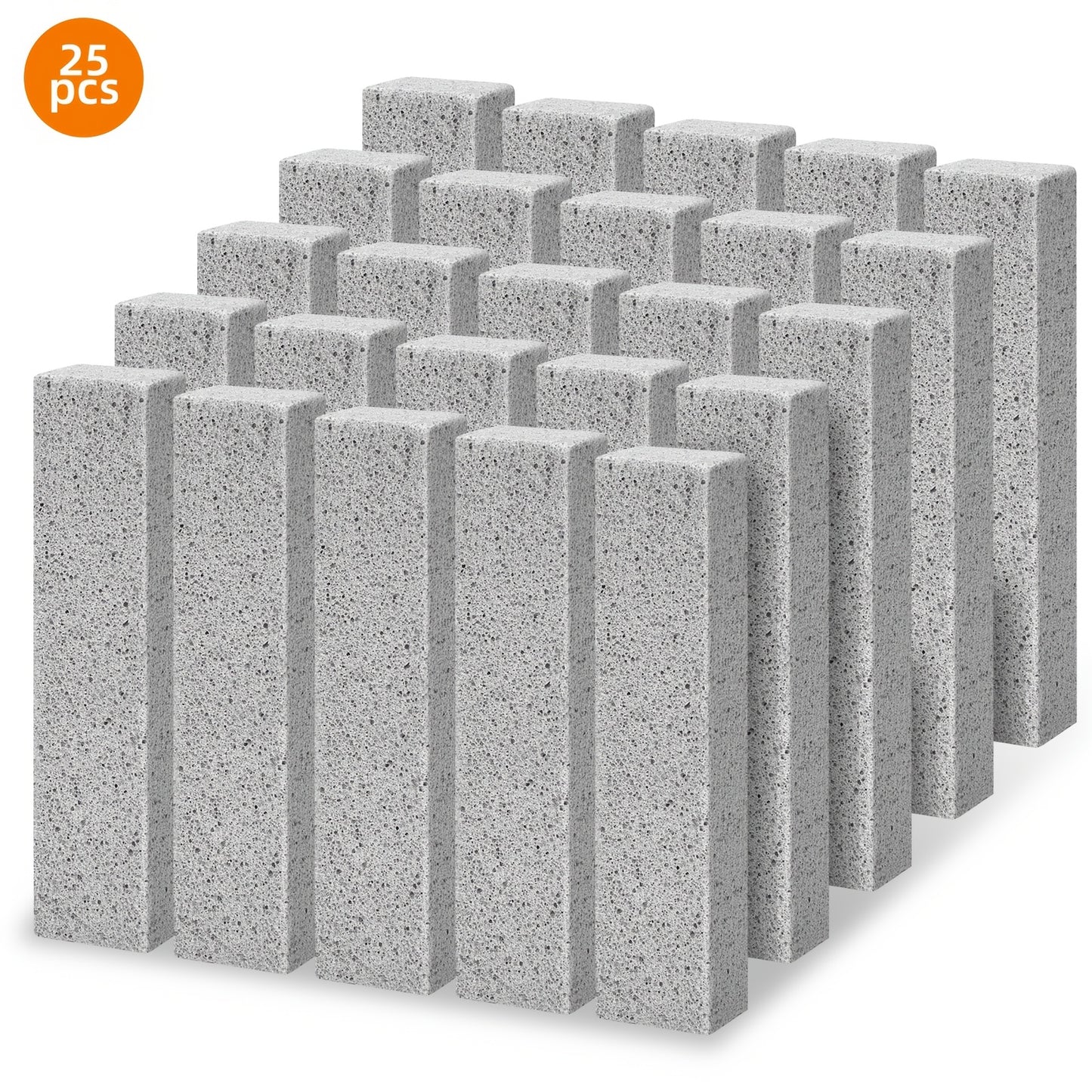 25pcs Pumice Stones For Home Cleaning, Pumice Stone Cleaning, Pumice Scouring Stick, 5.9 X 1.4 X 0.9 Inches Pumice Stones, for home Daily Cleaning Supplies For Cleaning, For Household, Bath, Kitchen And Pool