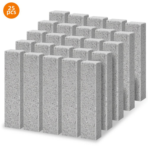 25pcs Pumice Stones For Home Cleaning, Pumice Stone Cleaning, Pumice Scouring Stick, 5.9 X 1.4 X 0.9 Inches Pumice Stones, for home Daily Cleaning Supplies For Cleaning, For Household, Bath, Kitchen And Pool