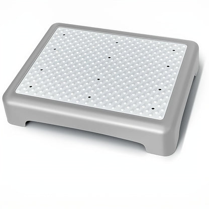 Non-Slip Step Stool Heavy Duty 550LBS Capacity Portable One Step Platform for Elderly Adults - Anti-Slip Rubber Mat Height Adjustable Indoor Outdoor Use Bed Car Door Bathroom Stair