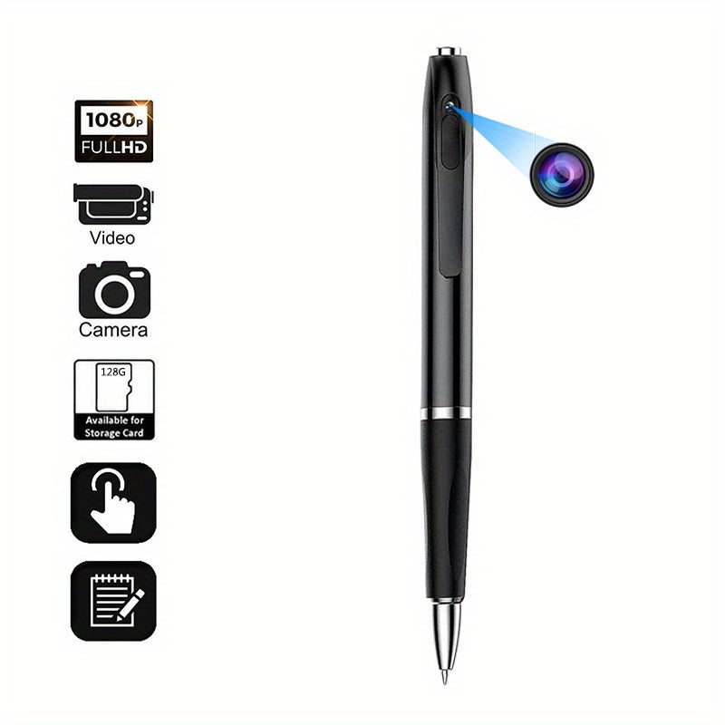 1pc 1080P HD Security Camera with Video, Portable Camera, Indoor/Outdoor Surveillance Camera, Compact Camera, Body Camera Recording, Compact Security Camera with 64 GB Memory Card, Suitable for Lectures, Classrooms, Offices, Business Meetings