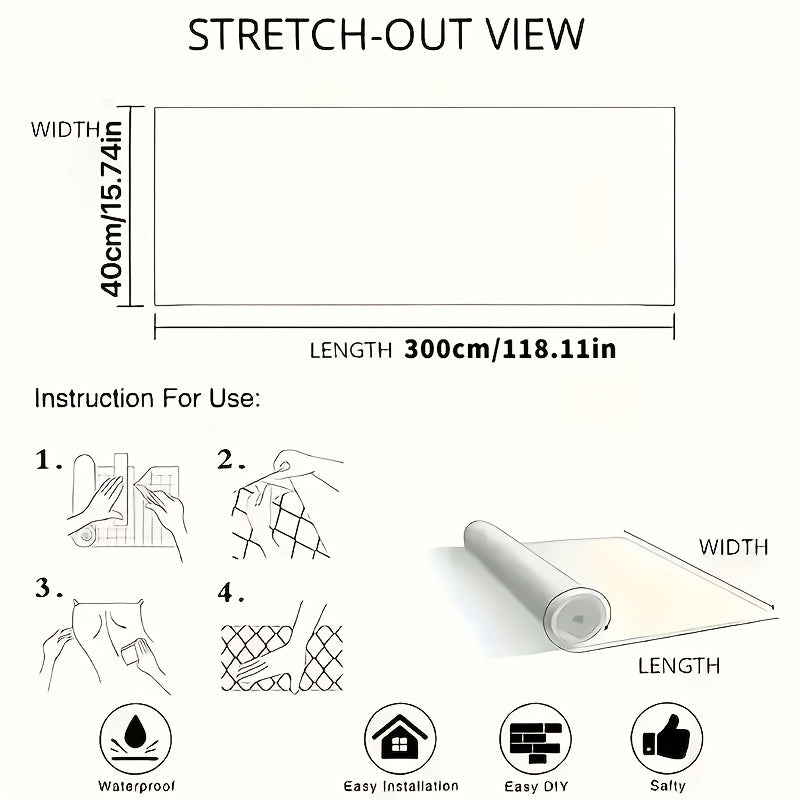 Wood Grain Floor Sticker Roll Peel & Stick Self-Adhesive Non-Slip Thickened Vinyl – Vintage DIY Flooring for Walls, Floors, Desks & Door Panels