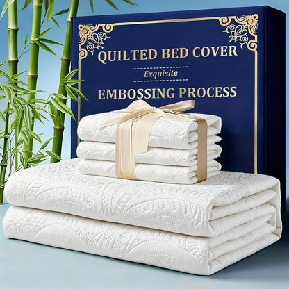 2/3pcs Quilt Set Bedspreads( Include 1 Quilt 1 Or 2 Pillowcases) Lightweight Microfiber Bedspread - Modern Style Coin Pattern Coverlet Soft And Skin-friendly Quilt Anti-allergy And Machine Washable Suitable For School Dormitories